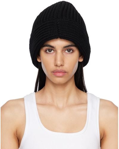 Wardrobe NYC Merino Wool Bucket Hat - Black