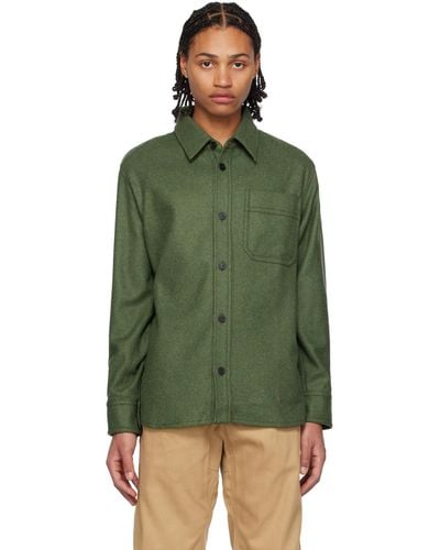 A.P.C. . Khaki Basile Shirt - Green