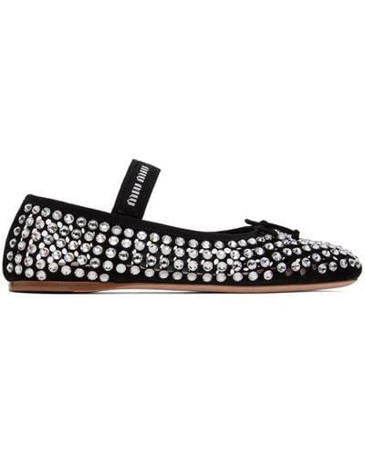 Miu Miu Ballet flats and ballerina shoes for Women | Online Sale up to 33%  off | Lyst Canada