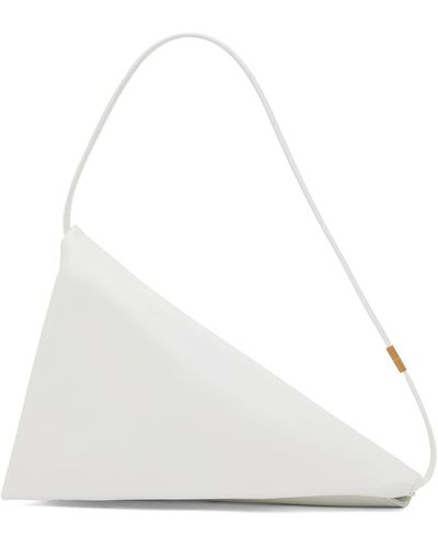 Marni Sac triangulaire prisma blanc