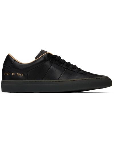 Common Projects Black Court Classic Trainers