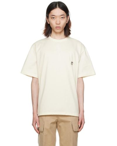 WOOYOUNGMI Off-white Drawstring T-shirt