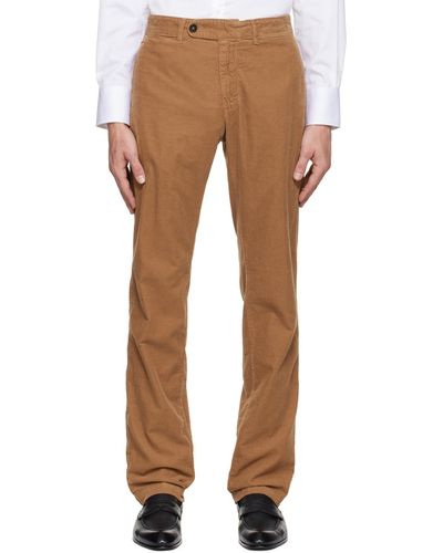 Massimo Alba Pantalon mauko brun - Multicolore
