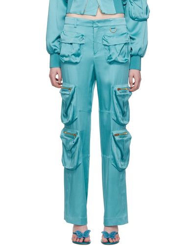 Blumarine Blue Pocket Trousers