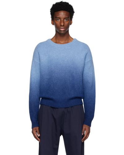 Wynn Hamlyn Ombre Sweater - Blue