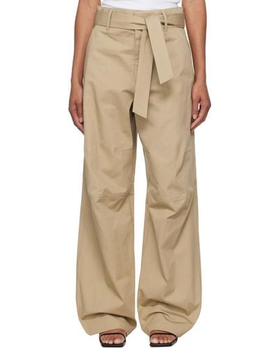 RECTO. Worker Trousers - Natural