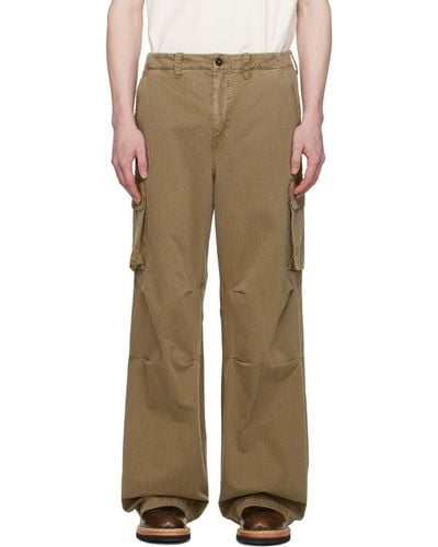 Our Legacy Taupe Mount Cargo Pants - Natural