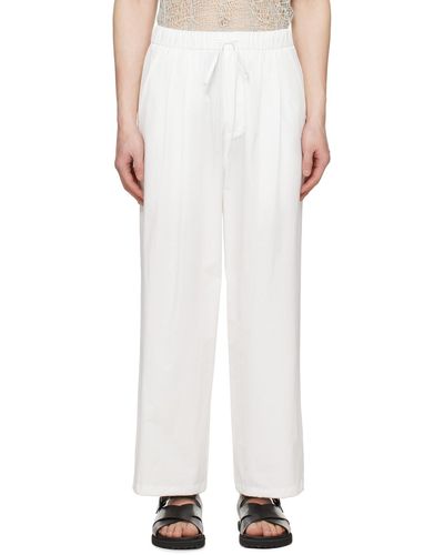 Amomento Pleated Trousers - White