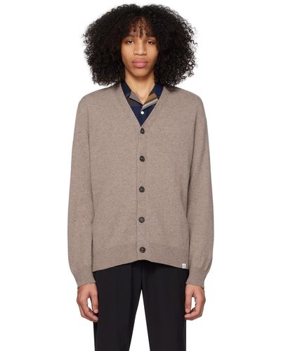 Norse Projects Cardigan adam taupe - Noir