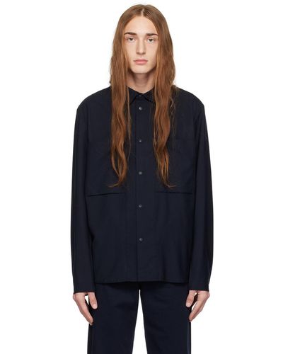 Norse Projects Navy Jens Shirt - Black