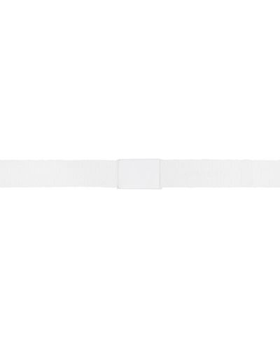 Carhartt Ceinture blanche à logo script ton sur ton - Noir