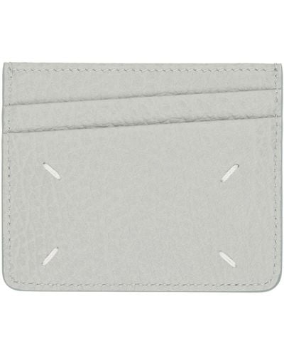 Maison Margiela Four Stitches Card Holder - Grey