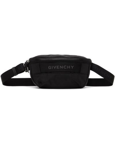 Givenchy Pochette noire en nylon à garniture g-trek
