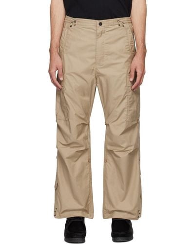Maharishi Tan Snocord Cargo Trousers - Natural