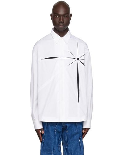 Kusikohc Off- Origami Shirt - White