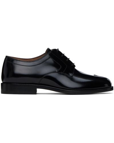 Maison Margiela Derbys noirs à bout tabi