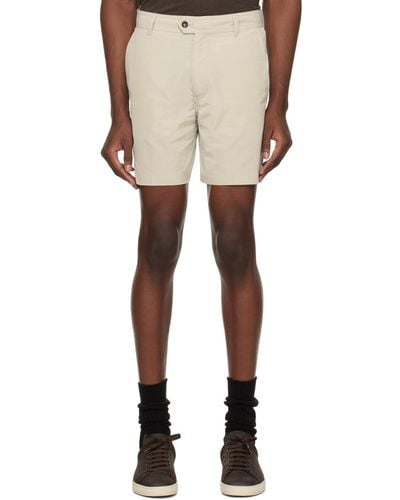 Tom Ford Off-white Technical Shorts - Natural