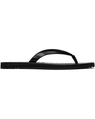 The Row City Flip Flops - Black