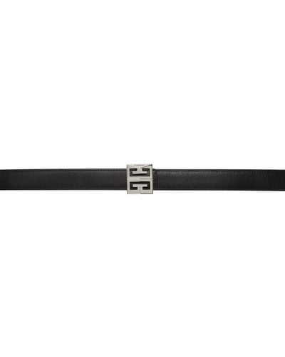 Givenchy Ceinture réversible noir et à ferrure à logo 4g