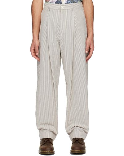 Engineered Garments Enginee Garments Off- Wp Trousers - White