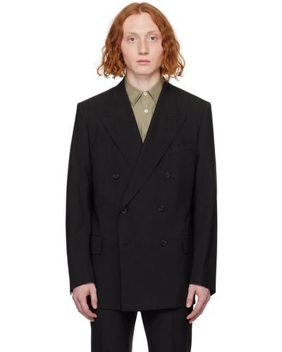 Dunhill Black Double-breasted Blazer