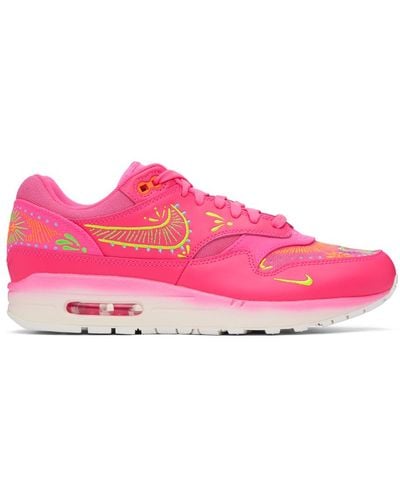 Nike Pink Con Mi Familia Air Max 1 Premium Sneakers - Black