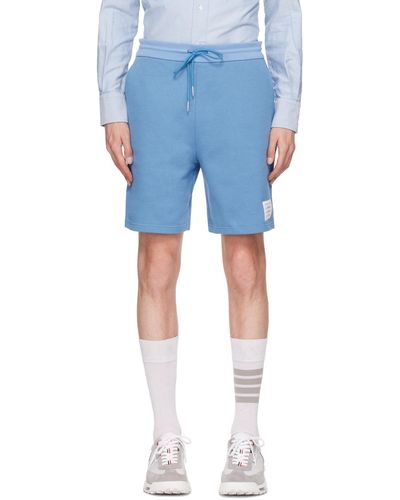 Thom Browne Mid-Thigh Shorts - Blue