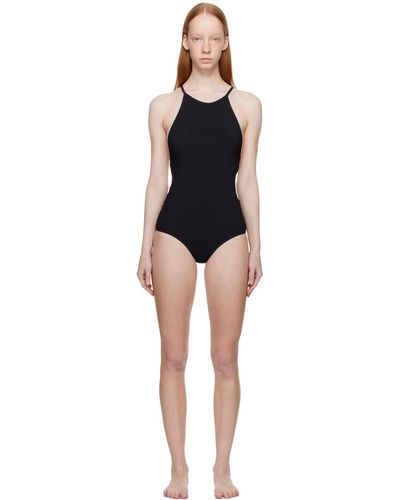 Totême Toteme Black High Neck One-piece Swimsuit