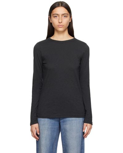 Rag & Bone Ragbone t-shirt à manches longues 'the slub' noir