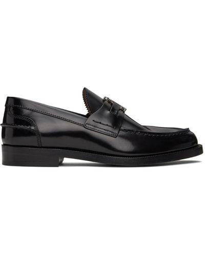 Burberry Motif Loafers - Black