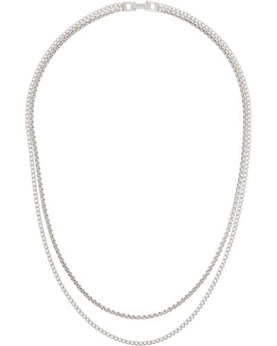 NUMBERING #5762 Necklace - White