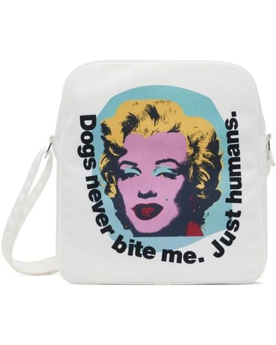 Comme des Garçons Comme Des Garçons Shirt White Andy Warhol Print Shoulder Bag - Multicolour