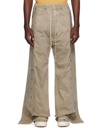 Rick Owens Off- Pusher Trousers - Natural