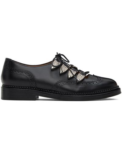 Toga Chaussures oxford noires
