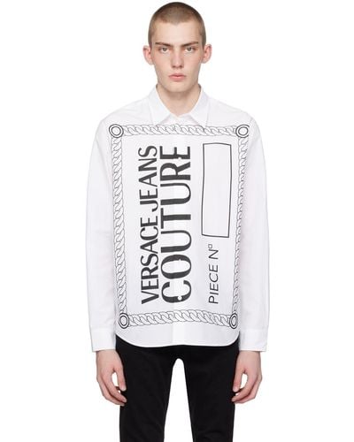 Versace Jeans Couture ホワイト Piece Number Tシャツ