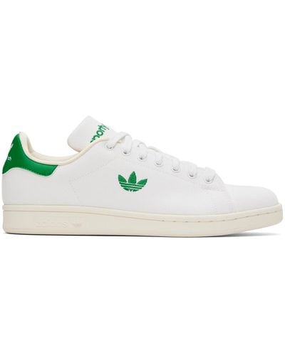Sporty & Rich White Adidas Originals Edition Stan Smith Sneakers - Black
