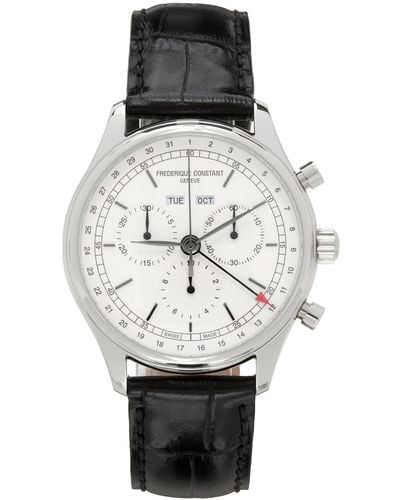 Frederique Constant Classics Quartz Chronograph Triple Calendar Watch - Black