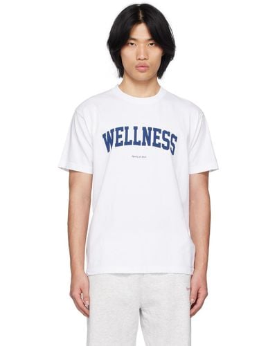 Sporty & Rich White 'wellness' Ivy T-shirt
