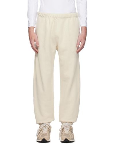 Calvin Klein Off-white Relaxed-fit Lounge Trousers