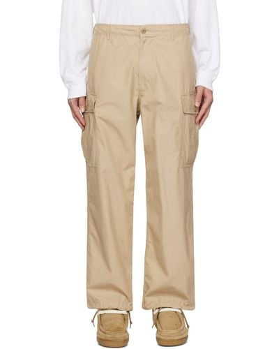 Beams Plus 6-pocket Cargo Trousers - Natural