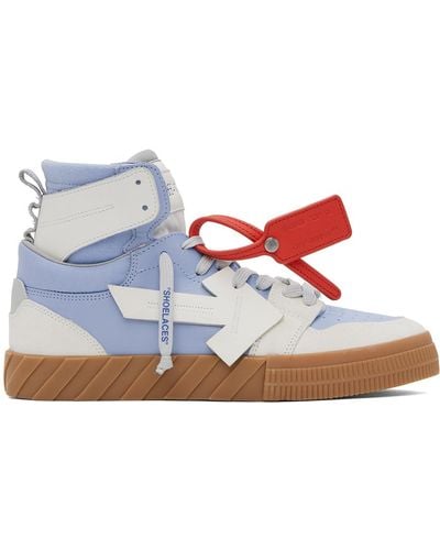 Off-White c/o Virgil Abloh Blue & White Floating Arrow Trainers - Black