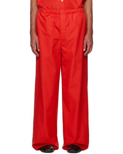 Rier Elasticized Pants - Red