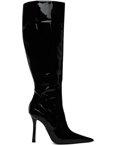 Blumarine Black Pointed Tall Boots