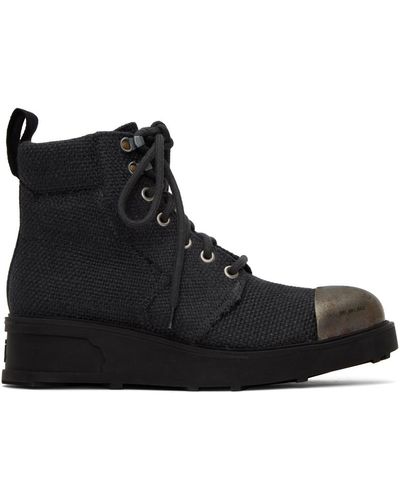 Objects IV Life Workwear Ankle Boots - Black
