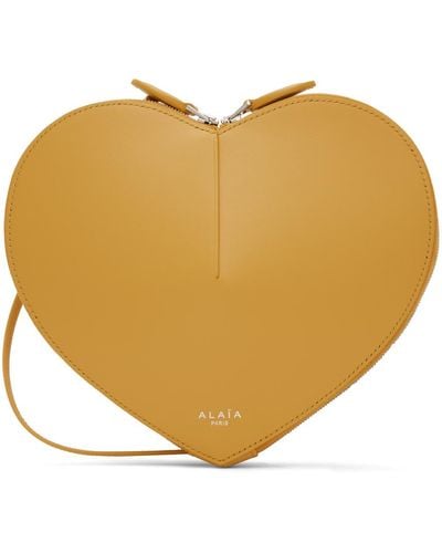 Alaïa Orange 'le Cœur' Bag - Yellow