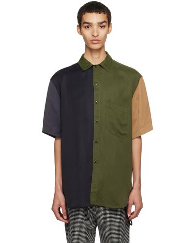 Song For The Mute Oversized Shirt - Green