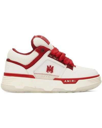 Amiri Baskets ma-1 blanc et rouge - Multicolore