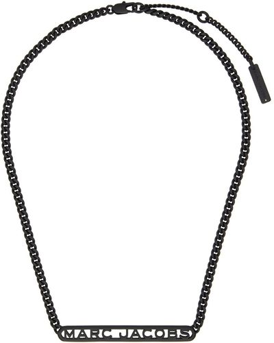 Marc Jacobs Collier 'the monogram chain' noir