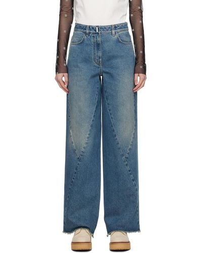 Givenchy Blue Twisted Jeans - Black