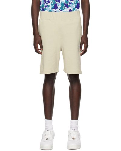 Natural A Bathing Ape Shorts for Men | Lyst